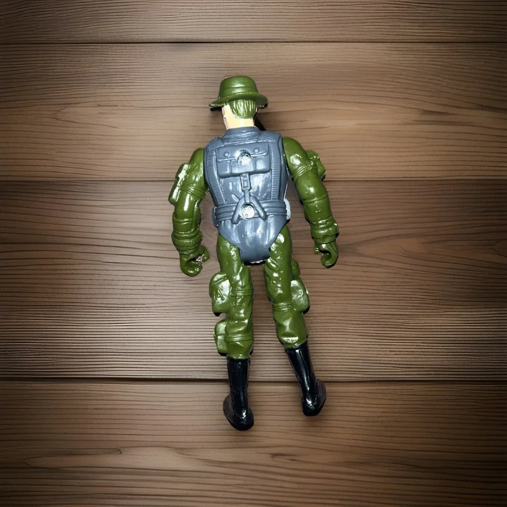 VTG Chap Mei Military‎ Soldier Action Figure With Stand 3.75